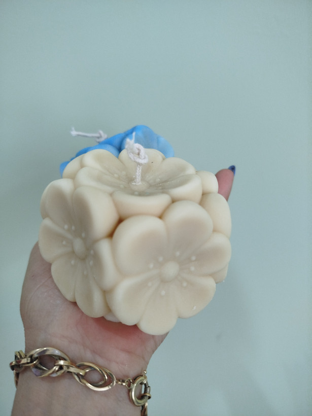 شمع گل استوانه ای