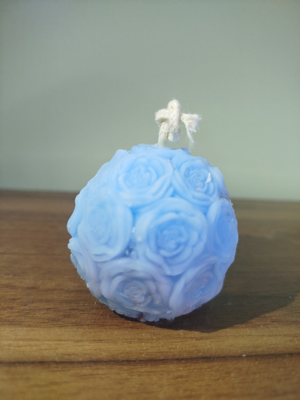شمع گوی رز رزی