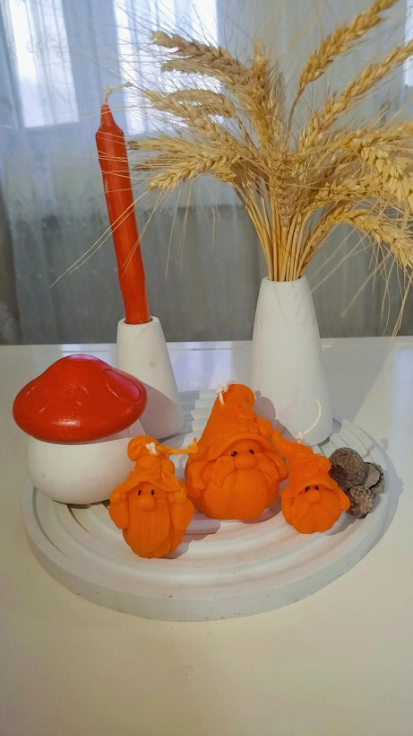 شمع کدوی ۳تایی